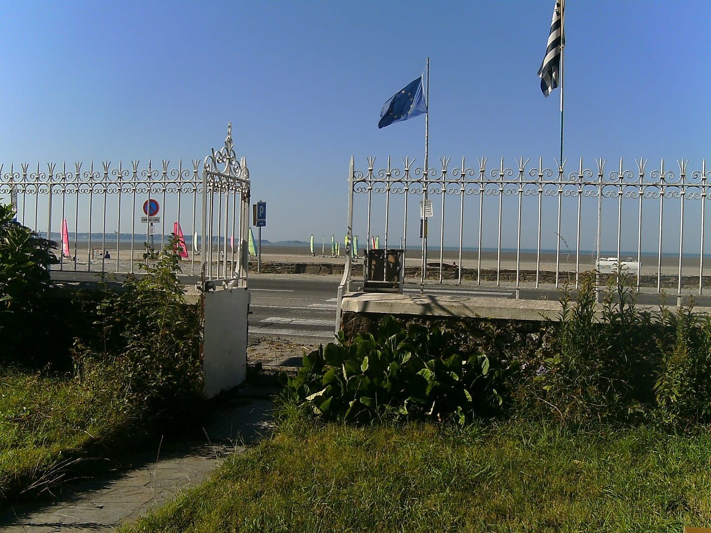 Jardin Nord — vue sur mer